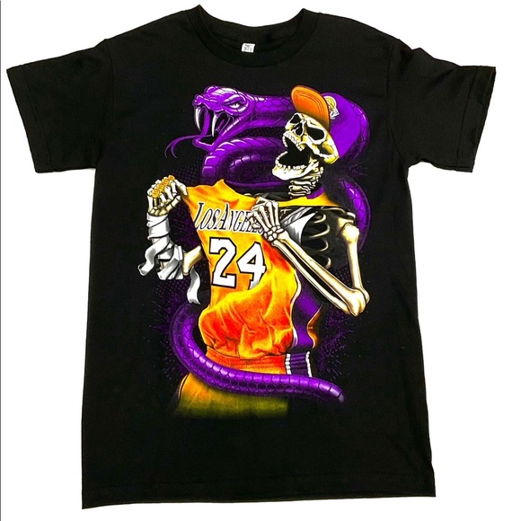 KOBE BRYANT SKELETON SHIRT - Picture 1 of 1